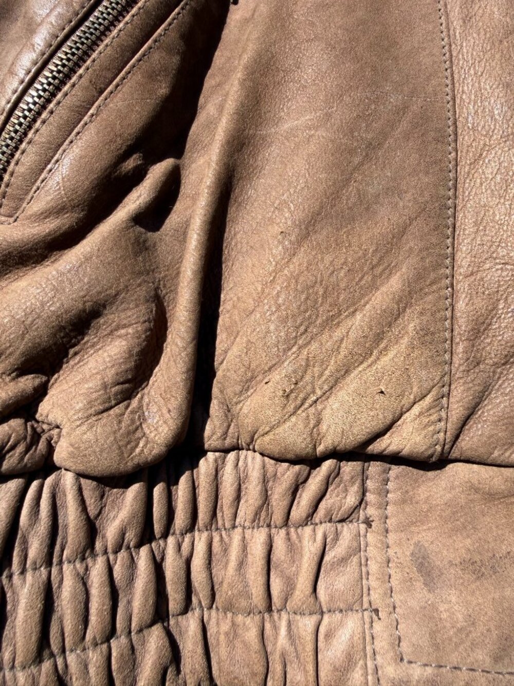 Wilsons Adventure Bound Genuine Leather Thinsulate Bomber Jacket Men's LT - Picture 5 of 13